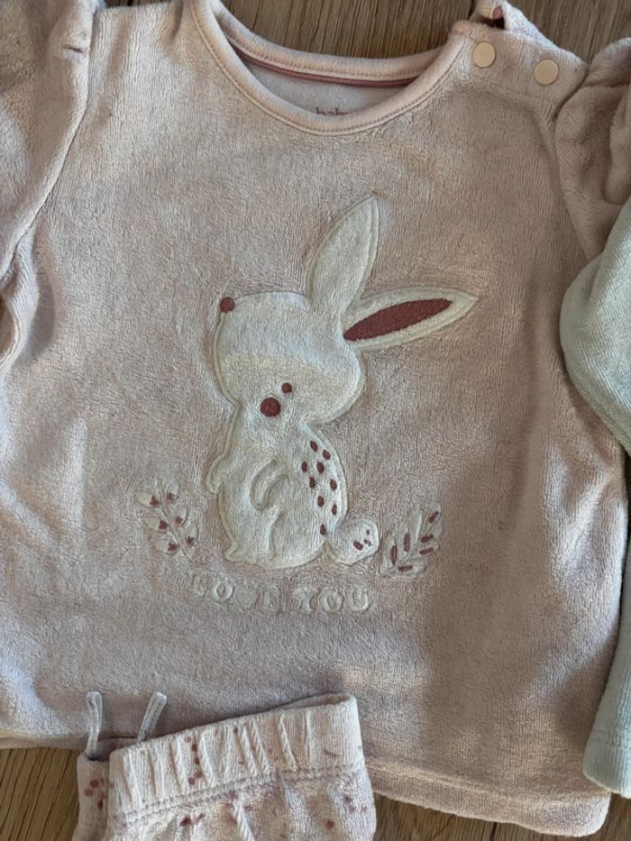 Deux pyjamas deux pièces C&A 12mois - photo numéro 3