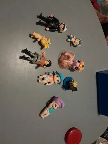 Lot de 9 figurines playmobile little pony bébé minion