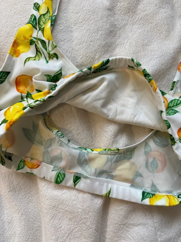 Haut de maillot Citrons taille L - photo numéro 3