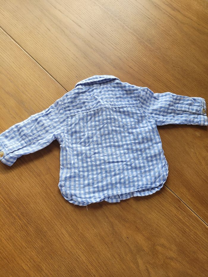 Chemise vichy bleu clair 3m - photo numéro 2