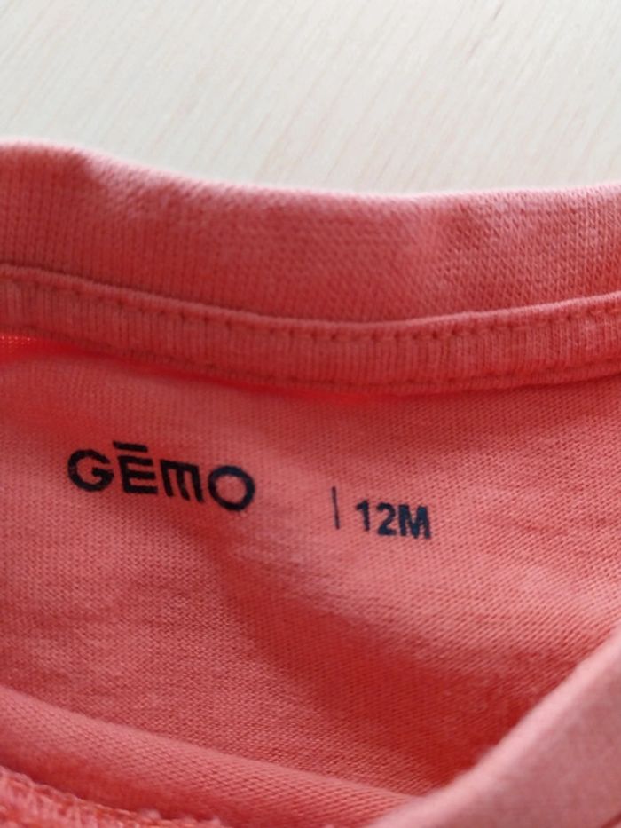 Pull fin bébé 12 mois orange van - photo numéro 2