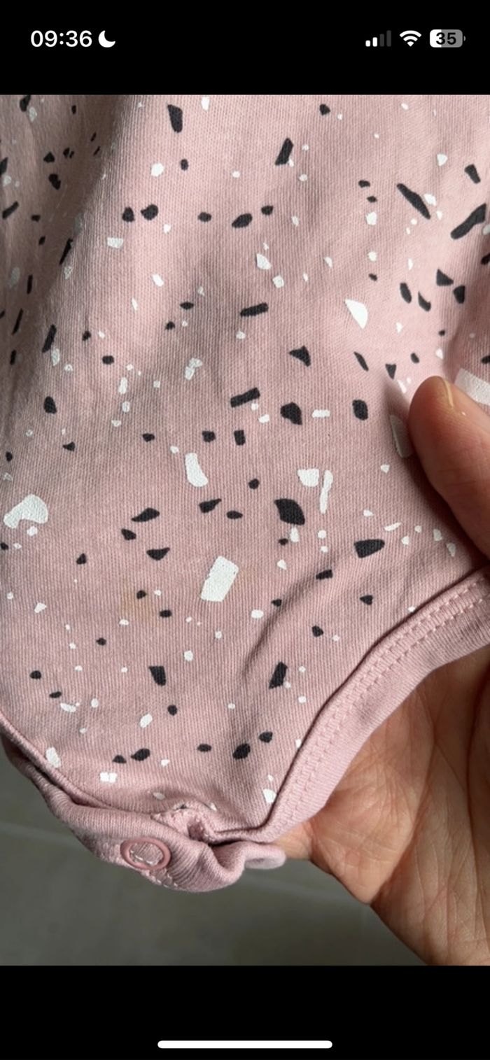 Lot 5 Bodies fille 6 mois manches longues - photo numéro 6