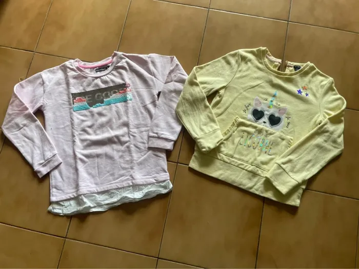 Lot sweat-shirt fille 10 ans