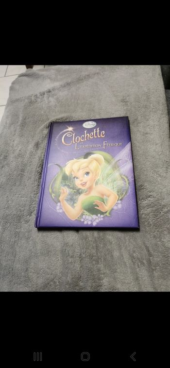 Livre Disney cinéma clochette