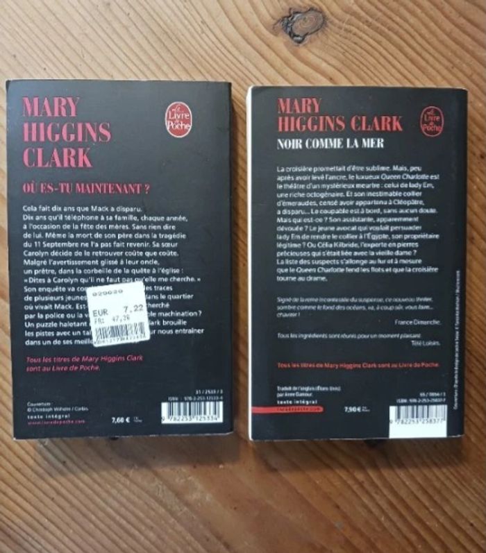 Livres de poche - Mary Higgins Clark - photo numéro 7