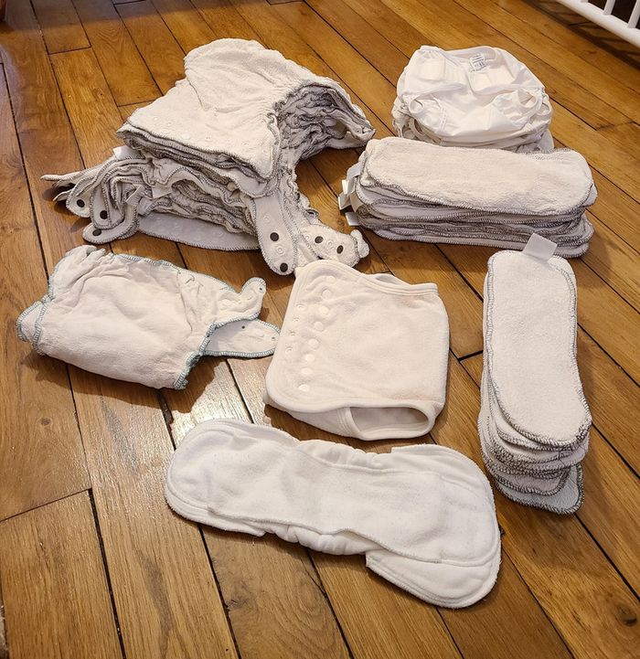 Lot de surcouches lavables et boosters - photo numéro 6