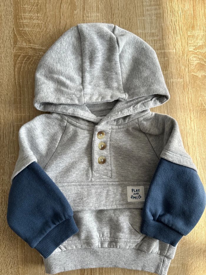 Sweat capuche bébé 3 mois