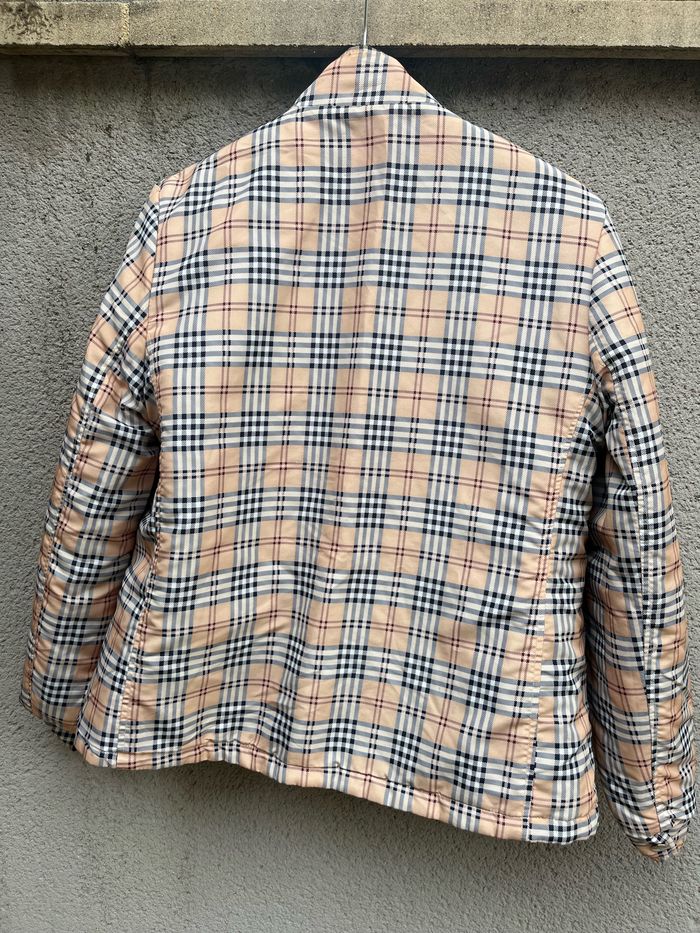 Veste réversible tartan et kaki marron taille L - photo numéro 4