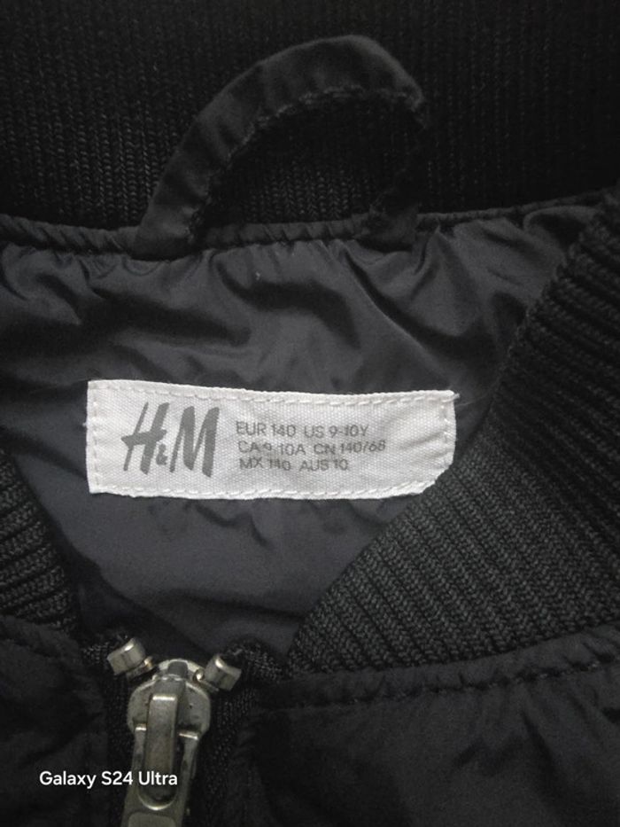 Veste noire - H&M - Taille 10 ans - photo numéro 3