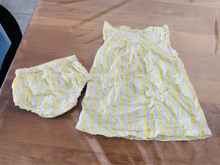 Robe avec sur culotte assortie 12 mois - photo numéro 4