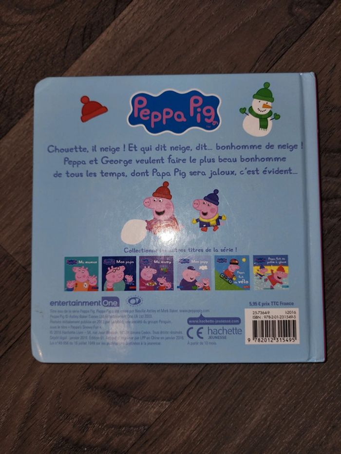 Livre Peppa fais un bonhomme de neige - photo numéro 2