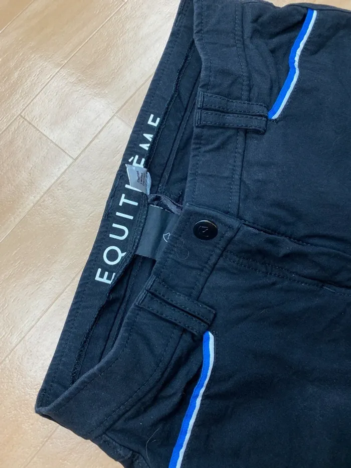 Pantalon d’équitation Equithème – Noir – Taille 38 - photo numéro 3