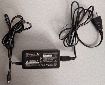 Sony AC-L10B Original Adaptateur Chargeur + câble d'Alimentation