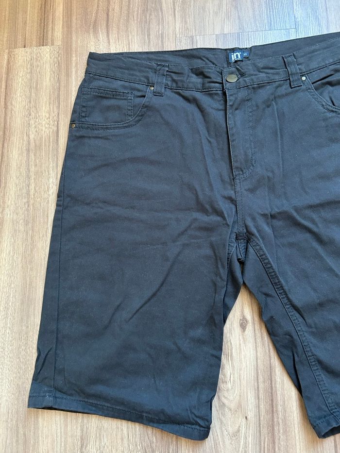 Short gris uni Homme In Extenso Tailles 44-46 - photo numéro 2