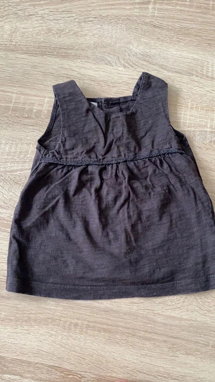 Blouse sans manches kitchoun 12 mois