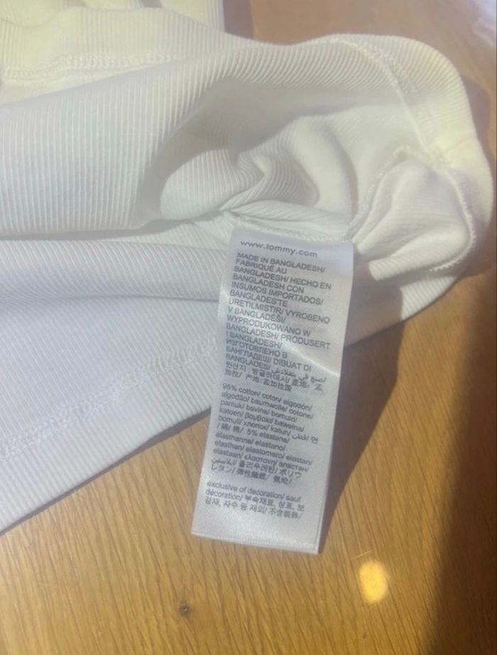 T-shirt Tommy Jeans blanc - photo numéro 2