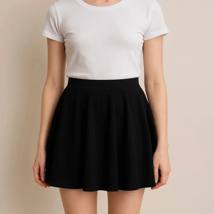 Jupe noire taille XS – Style et confort