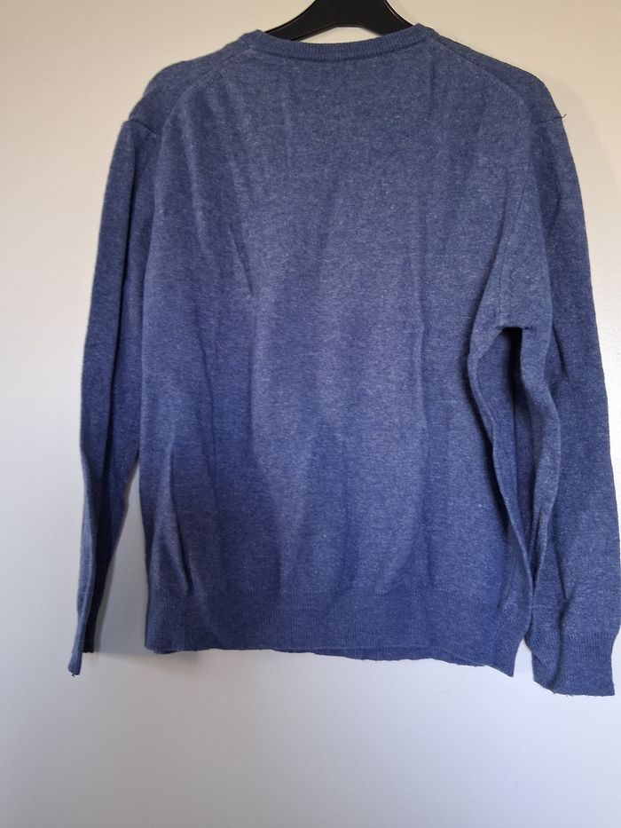 Pull fin bleu " t- L " - photo numéro 2