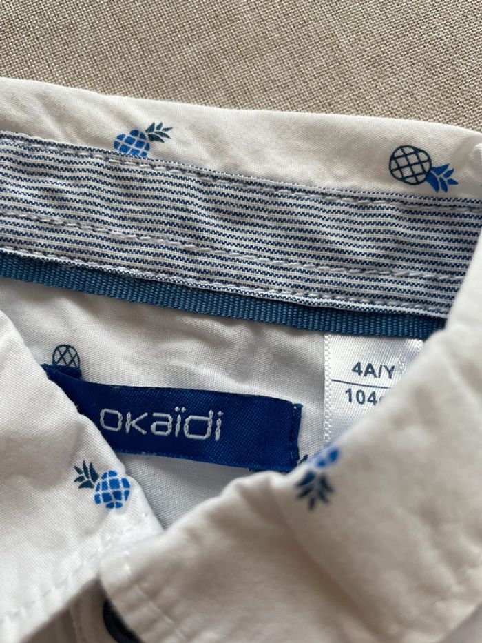 Chemise manches courtes 4 ans - Garçon - photo numéro 3
