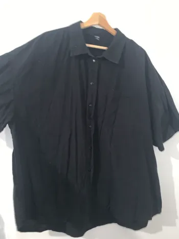 Chemise noir en coton