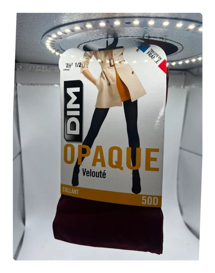 Collant opaque DIM 1/2 grenat (Pas de Vinted Go)