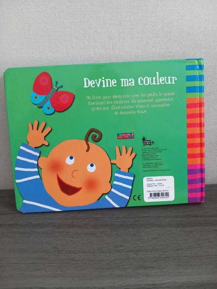 Livre pour bébé Devine Ma Couleur en TBE - photo numéro 2