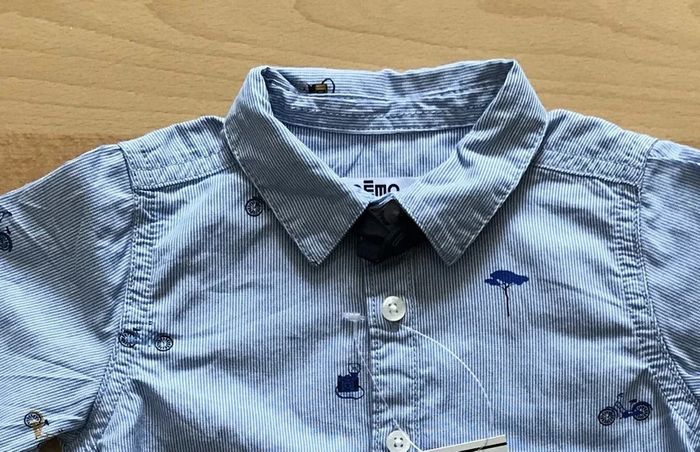 Chemise manches longues garçon 12 mois - photo numéro 6