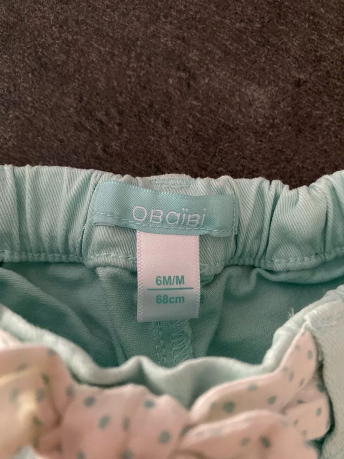 lot de 2 shorts obaibi en 6 mois - photo numéro 3