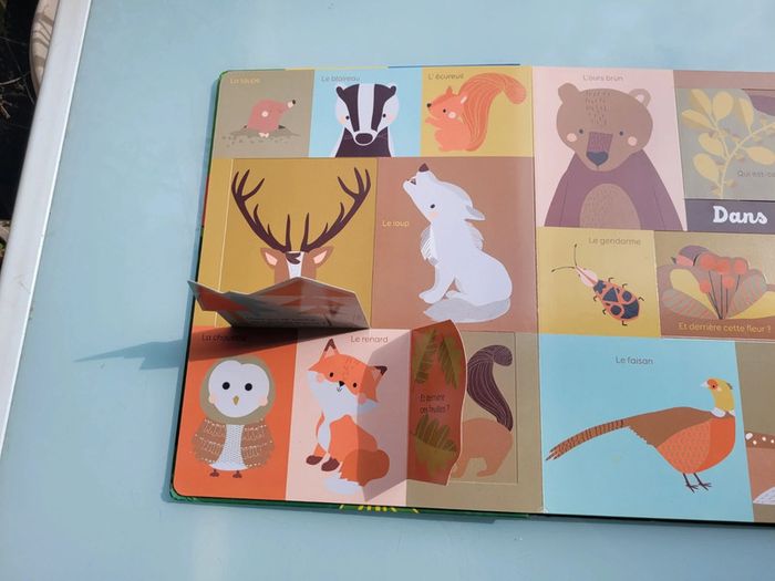 Grand livre à flaps 🦍 Mon Bel Imagier 🦜 Les animaux 🐆 73 - photo numéro 4