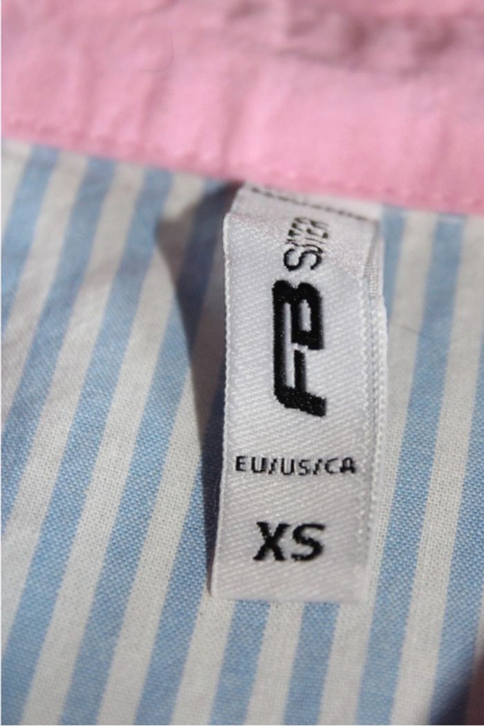Chemise Bicolore Sans Manches  - Rose et Bleu - Taille XS - photo numéro 3