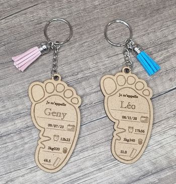 Porte clé "Premiers Pas"