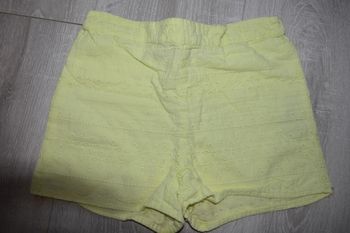 Short Gémo 8 ans jaune