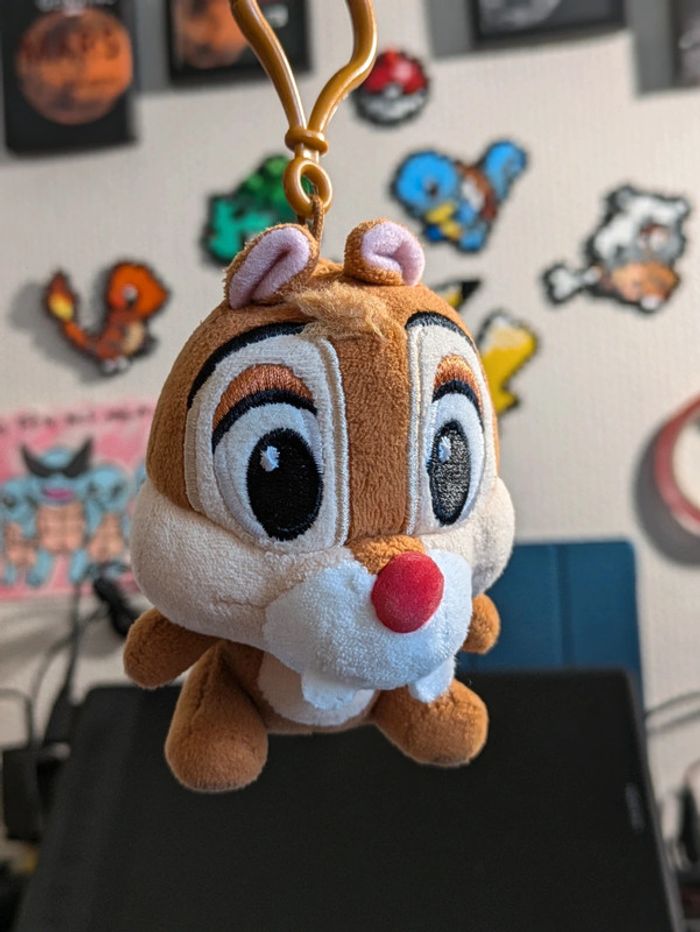 2 porte-clés peluche Disney : Tac et Pluto - photo numéro 3