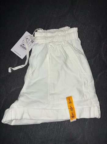 Short blanc Pull&Bear S