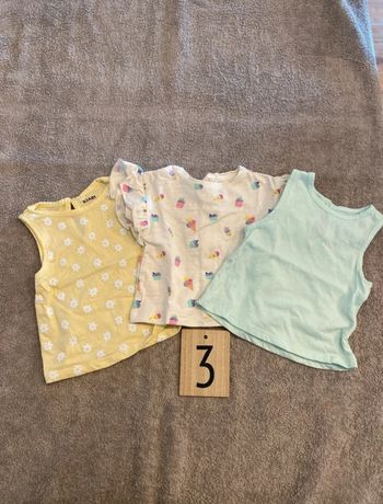 Lot de 3 tee shirt fille 3 mois