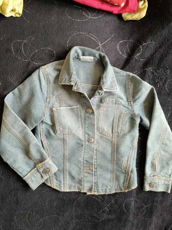 Veste en jean Oxbow t 8 ans bleue