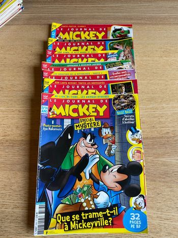 Lot de 7 Le journal de Mickey