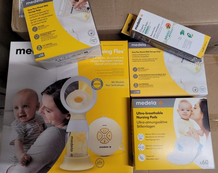 Medela Swing Flex Tire-lait électrique simple pompage sachets conservation lait, coussinets