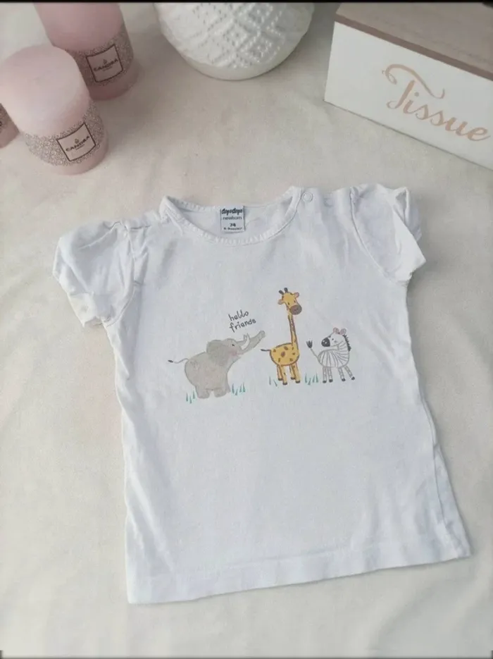 Tee-shirt manches courtes DopoDopo 12 mois (74 cm)