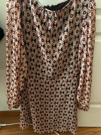 Robe orange rétro