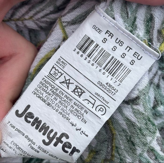 📌 Top épaules dénudées tropical Jennyfer – Taille 36 - photo numéro 6