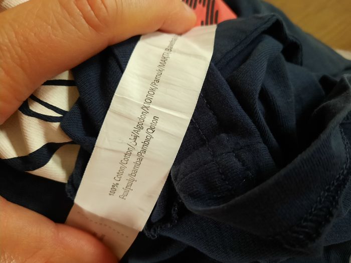 T-shirt bleu marine manches courtes imprimé "Basketball" blanc/orange Tape à l'oeil 4 ans - photo numéro 5