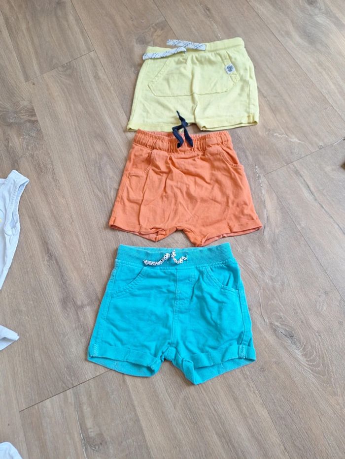 Lot shorts T-shirt 12 mois - photo numéro 5