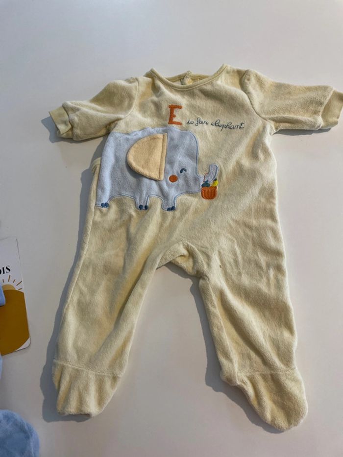 Lot 2 pyjama chaud 3 mois tex - photo numéro 2
