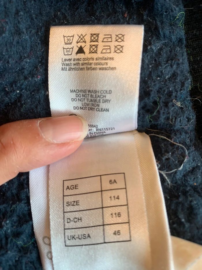 Manteau à capuche fourrure 6 ans - photo numéro 12