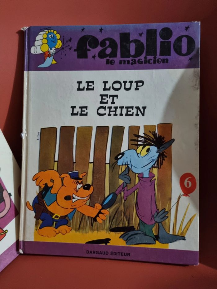 lot de deux bd dargaud Fablio le magicien tome 3 et 6 - photo numéro 2