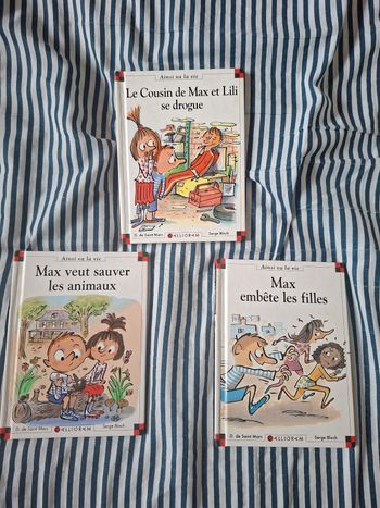 Lot de 3 bd "Max et Lili"