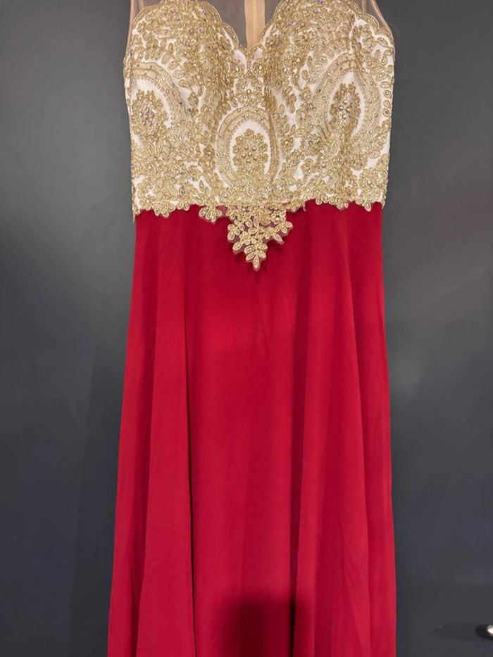 Merveilleuse robe doublée longue S cocktail ou mariage - photo numéro 3