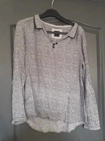 Blouse mini léopard beige & noir 38/M - Promod