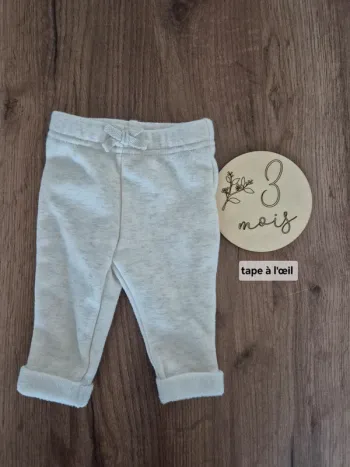 Pantalon chaud fille 3 mois